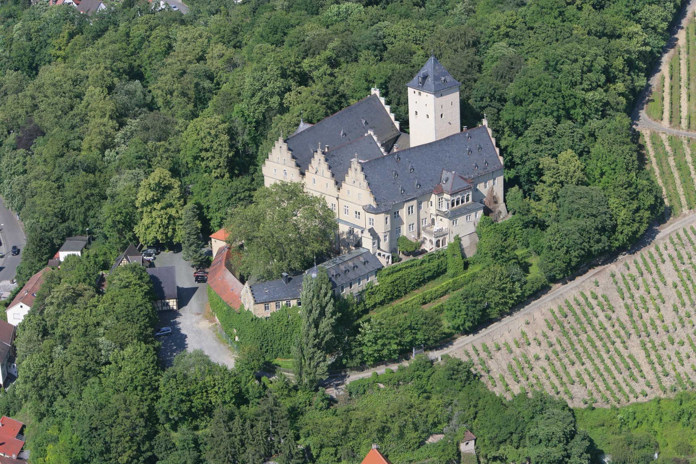 Mainberg Castle in Lower Franconia on the Main