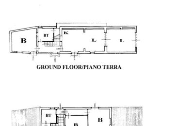 Landhus købe Arezzo, Toscana, RIF 2993 Grundriss NG