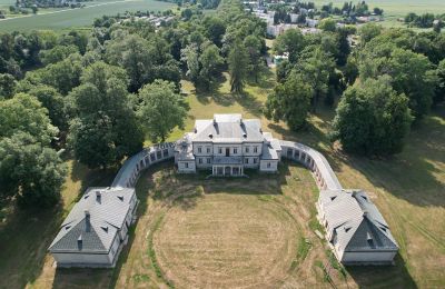 Castle for sale Dołhobyczów, Parkowa 1, Lublin Voivodeship:  Drone