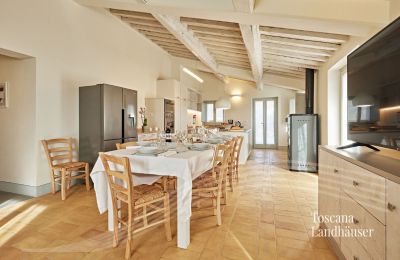 Landhus købe Cortona, Toscana, RIF 2986 weitere Ansicht Essbereich