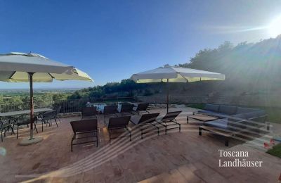 Landhus købe Cortona, Toscana, RIF 2986 Sonnenterrasse