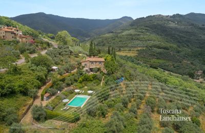 Country House for sale Loro Ciuffenna, Tuscany:  RIF 3098 Blick auf Rusticos