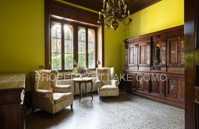 Historic Villa for sale Torno, Lombardy, Living Room