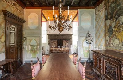 Historic Villa for sale Torno, Lombardy, Fireplace