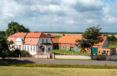 Historisk villa købe 16945 Meyenburg, Brandenburg, Blick von der Feldseite