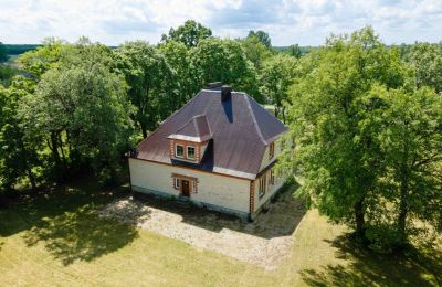 Historisk villa købe Piaski, Wolności 19, województwo łódzkie, Dronefoto