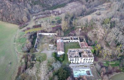 Kloster købe Foix, Occitanie, Dronefoto