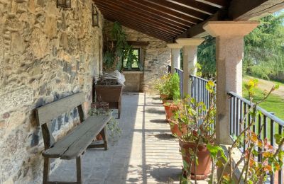 Farmhouse for sale Melide, Cabazás, Galicia, Balcón con vistas