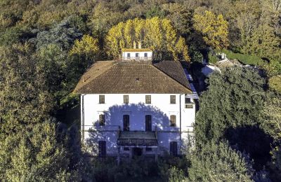 Historic Villa for sale Pontedera, Tuscany, Drone view