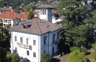 Historic Villa for sale Verbania, Via De Marchi, Piemont, Drone view