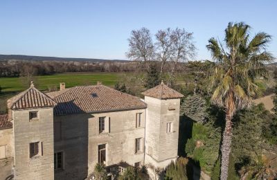 Manor House for sale Uzès, Occitania, Drone view