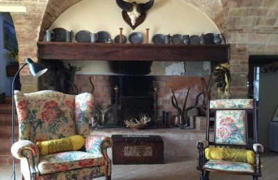 Country House for sale Montecatini Val di Cecina, Tuscany, Fireplace