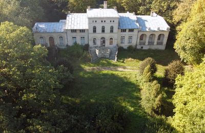 Castle for sale Pakosław, Greater Poland Voivodeship, Drone view