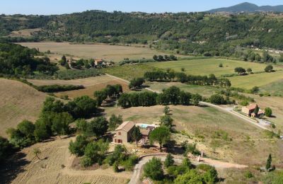 Country House for sale Montescudaio, Tuscany, RIF 2185 Vogelperspektive