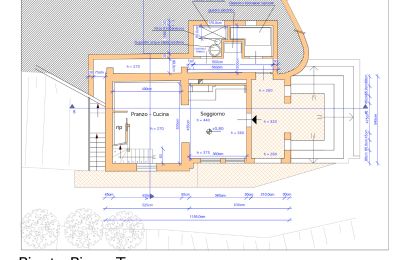 Landhus købe Figline e Incisa Valdarno, Toscana, RIF 2966 Grundriss ehem. Scheune EG