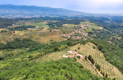 Landhus købe Figline e Incisa Valdarno, Toscana, RIF 2966 Panoramalage 