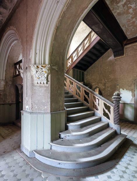 Posterstein, Burgberg - Posterstein Manor, Staircase