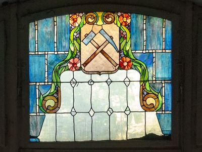 Stained glass windows, Villa near Leipzig