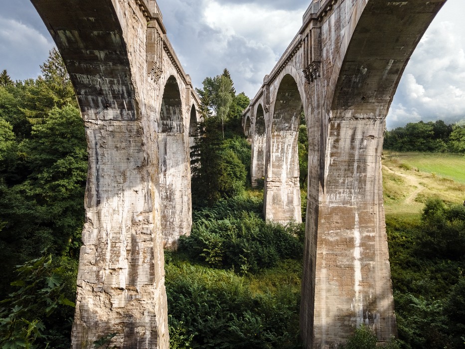 Old railway bridge in Poland, Stańczyki