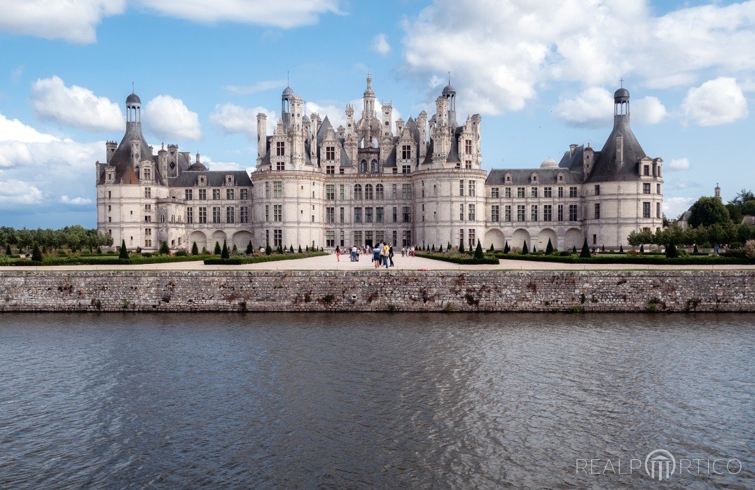 Chambord Castle: View from north, Chambord