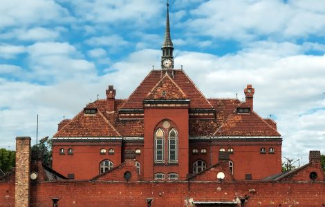 Żary, Parkowa - Former Prussian College for Textile Industry