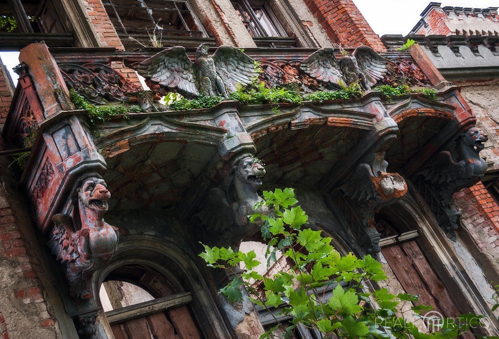 Ruins of Manor House Hohenlandin, District Uckermark, Brandenburg, Hohenlandin