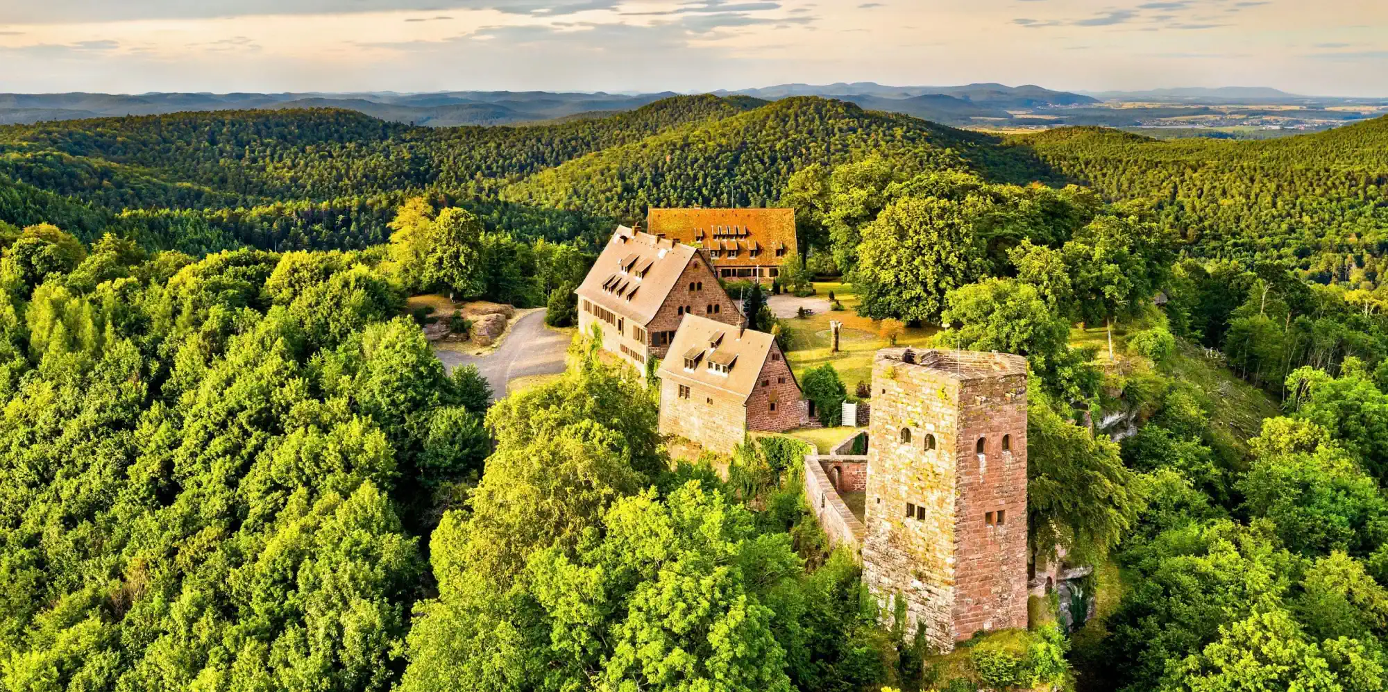 Medieval castle in Eastern France