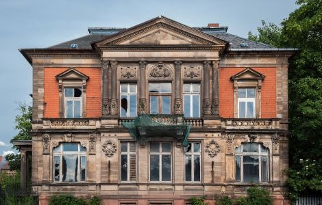 Mühlhausen/Thüringen, Kiliansgraben - Former Residence of Ernst Claes (Claes & Flentje precision mechanics) in Mühlhausen/Thuringia