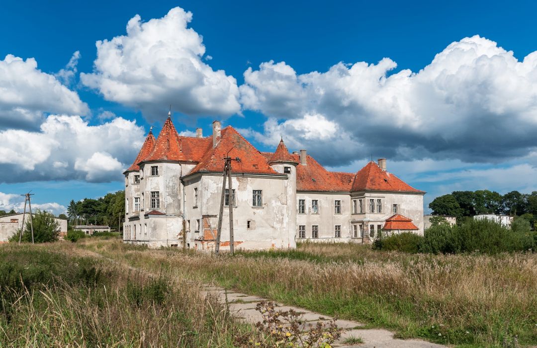 Wyszebórz - Schloss Wisbuhr, Rückansicht